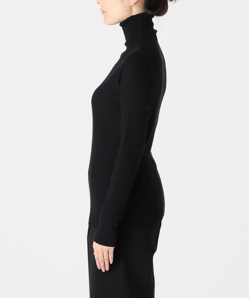 【美品✨】ヴェルメイユパーイエナ　カシミヤ100% ハイネックプルオーバー　黒 VERMEIL par iena（ヴェルメイユパーイエナ）の「ウールカシミヤ