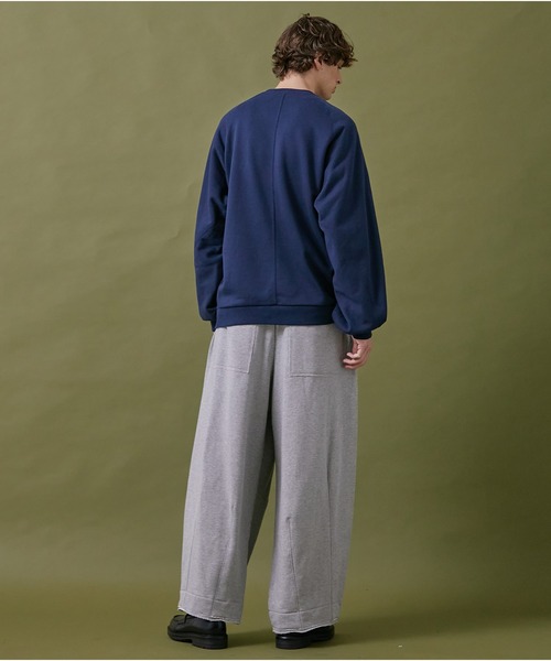 PUBLIC TOKYO（パブリックトウキョウ）の「バルーンスウェットイージーパンツ（スウェットパンツ・メンズ・グレー/ダークグレー・1/2）」の12枚目の写真