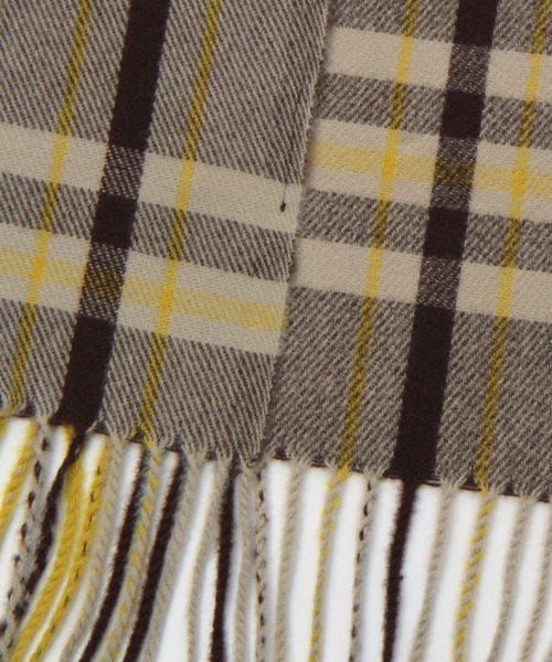 GLOBAL WORK(グローバルワーク)の「静電軽減柄ストール/281700(マフラー・レディース・ベージュ/ネイビー/イエロー/ブルー/グリーン/ダークブルー/ライトピンク・FREE)」の15枚目の写真