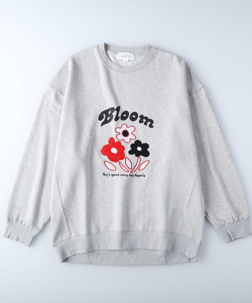 Right-on(ライトオン)の「フェルトワッペンスウェット(スウェット・メンズ・オフホワイト/グレー/イエロー/サックスブルー・XL/L/M)」の3枚目の写真