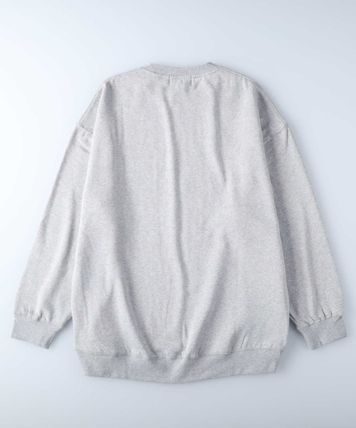 Right-on(ライトオン)の「フェルトワッペンスウェット(スウェット・メンズ・オフホワイト/グレー/イエロー/サックスブルー・XL/L/M)」の7枚目の写真