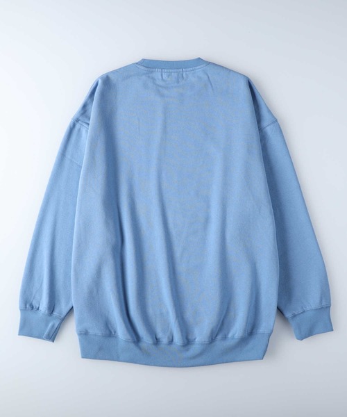 Right-on(ライトオン)の「フェルトワッペンスウェット(スウェット・メンズ・オフホワイト/グレー/イエロー/サックスブルー・XL/L/M)」の8枚目の写真