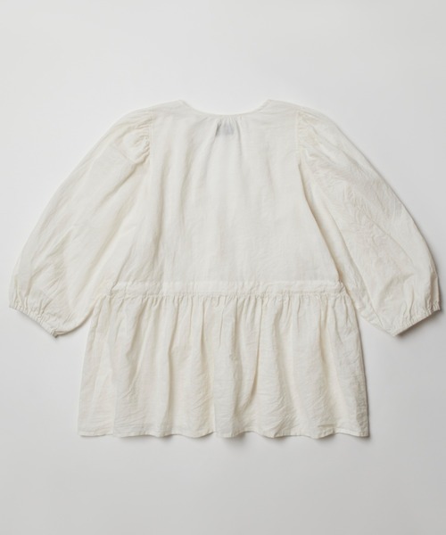 papier(パピエ)の「papier/パピエ/Linnen gown(シャツ/ブラウス・レディース・オレンジ/ホワイト/ブラック・FREE)」の14枚目の写真