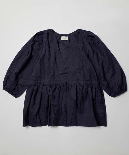 papier(パピエ)の「papier/パピエ/Linnen gown(シャツ/ブラウス・レディース・オレンジ/ホワイト/ブラック・FREE)」の16枚目の写真