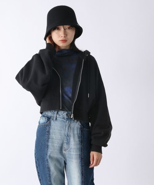 JEANASIS（ジーナシス）の「ボカシガラハイネックLS TEE/176449（Tシャツ/カットソー・レディース・グレー系その他/オレンジ系その他/パープル系その他/ホワイト系その他・FREE）」の5枚目の写真