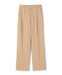 裾スリットパンツ