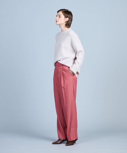 N.O.R.C（ノーク）の「裾スリットパンツ（その他パンツ・レディース・ブラック/ピンク/キャメル・S/M）」の4枚目の写真