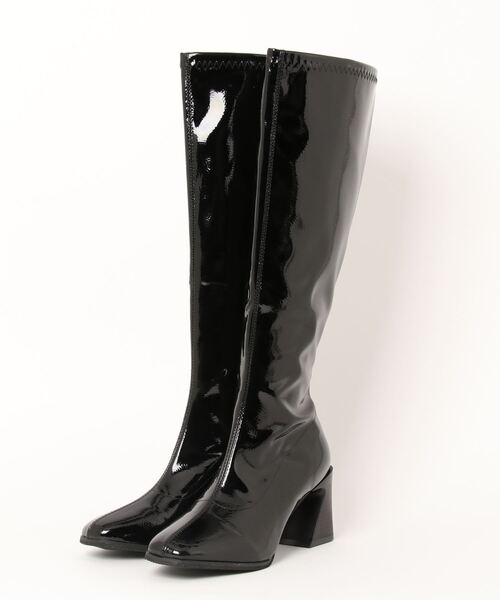 Burner(バーナー)の「【OKUOKU 0909】チャンキーヒール ロングブーツ oku-shoes-679077963221-50(ブーツ・レディース・B/A・36/38)」の4枚目の写真