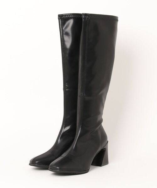Burner(バーナー)の「【OKUOKU 0909】チャンキーヒール ロングブーツ oku-shoes-679077963221-50(ブーツ・レディース・B/A・36/38)」の3枚目の写真