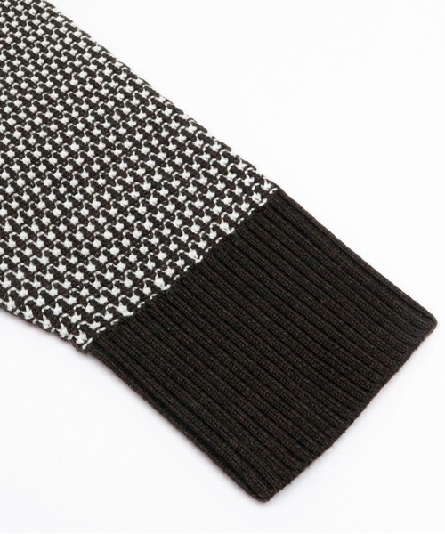 TOKYO SHIRTS（トウキョウシャツ）の「ジャガード編みニットプルオーバー（ニット/セーター・レディース・カーキ/ブラウン・M/L）」の5枚目の写真