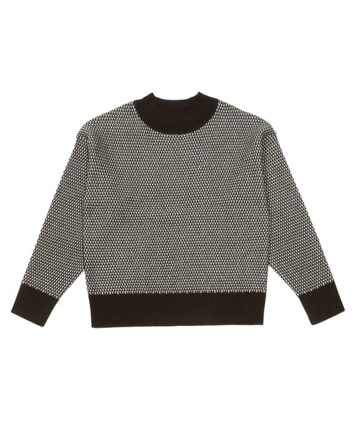 TOKYO SHIRTS（トウキョウシャツ）の「ジャガード編みニットプルオーバー（ニット/セーター・レディース・カーキ/ブラウン・M/L）」の7枚目の写真