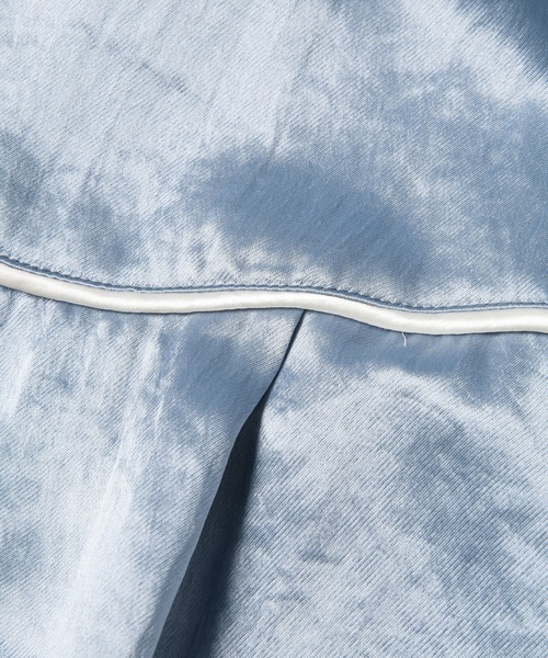 BELPER（ベルパー）の「SATIN PARKA（シャツ/ブラウス・レディース・ブルー・FREE）」の6枚目の写真