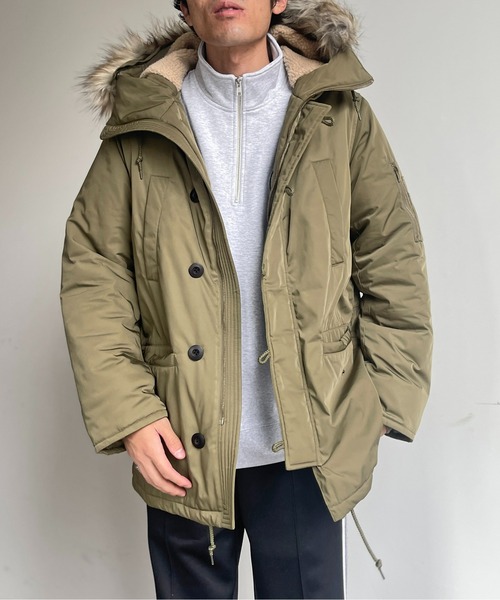 CPCM(シーピーシーエム)の「N-3B(モッズコート・メンズ・カーキ/ブラック・LARGE/MEDIUM)」の6枚目の写真