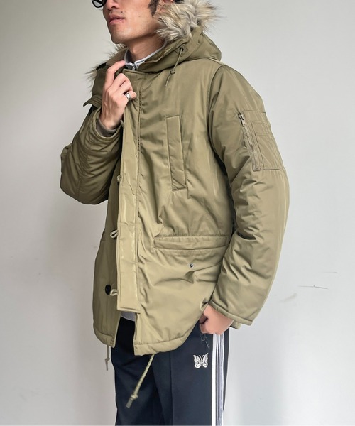 CPCM(シーピーシーエム)の「N-3B(モッズコート・メンズ・カーキ/ブラック・LARGE/MEDIUM)」の10枚目の写真