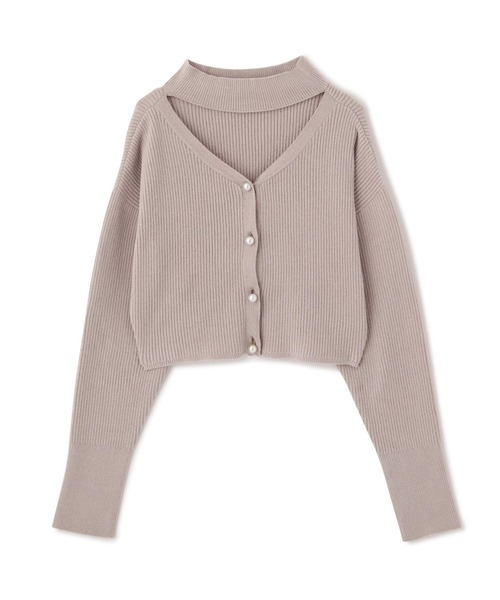 PROPORTION BODY DRESSING(プロポーションボディドレッシング)の「2Wayショート丈ニットプルオーバー / 1213170201(ニット/セーター・レディース・ブルー/ベージュ/ホワイト系その他・FREE)」の15枚目の写真