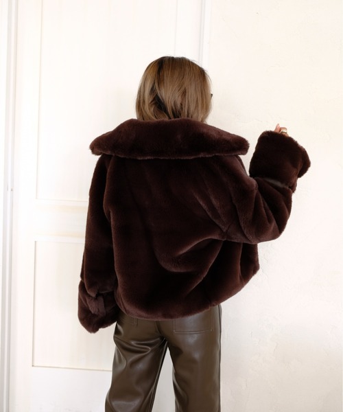ALEXIA STAM（アリシアスタン）の「Fake Fur Jacket / フェイク
