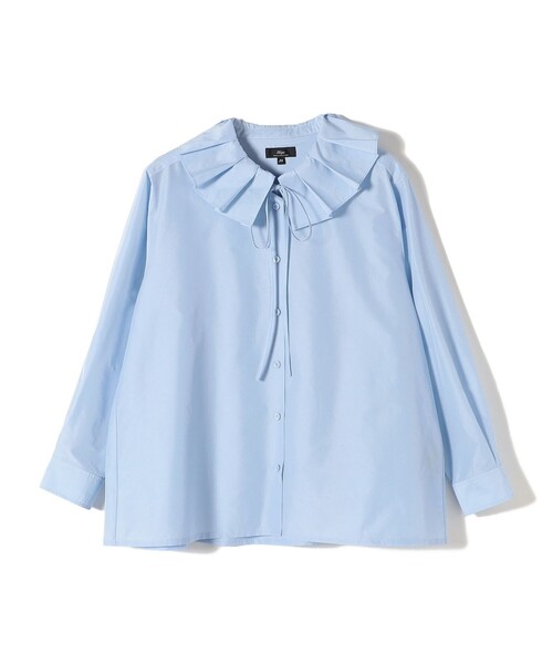 SHIPS（シップス）の「Primary NavyLabel:〈手洗い可能〉ワイドカラー 