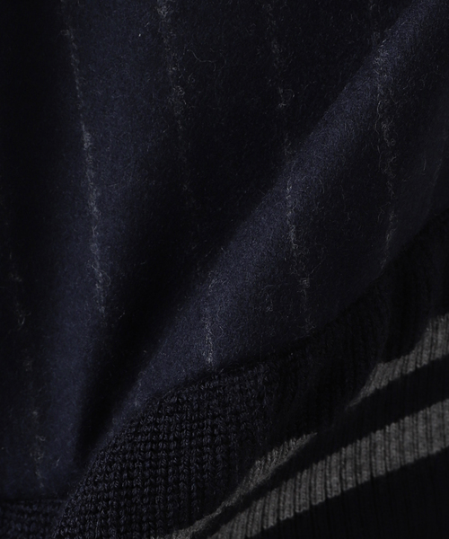 EDIFICE（エディフィス）の「【SKOOKUM / スクーカム】別注 FOX BROTHERS Award JK（スタジャン・メンズ・ネイビー・MEDIUM/LARGE）」の20枚目の写真