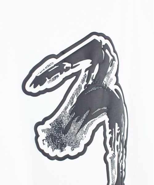 Y-3（ワイスリー）の「LOGO GFX TEE（Tシャツ/カットソー・メンズ・オフホワイト・XX-SMALL/X-SMALL/SMALL/MEDIUM/LARGE/X-LARGE）」の6枚目の写真