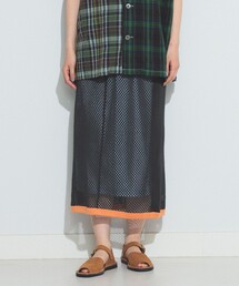BEAMS BOY / メッシュ スカート