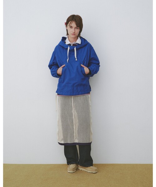 BEAMS BOY（ビームスボーイ）の「BEAMS BOY / メッシュ スカート（スカート・レディース・ブラック/イエロー/ナチュラル・ONE SIZE）」の4枚目の写真