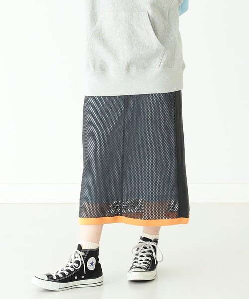 BEAMS BOY（ビームスボーイ）の「BEAMS BOY / メッシュ スカート（スカート・レディース・ブラック/イエロー/ナチュラル・ONE SIZE）」の9枚目の写真