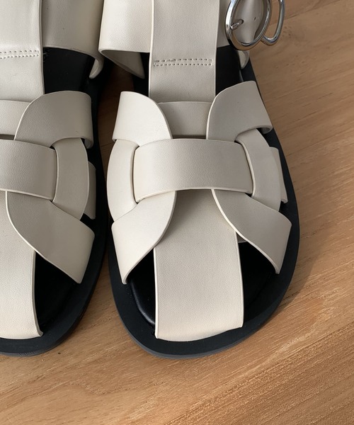 CAPRICIEUX LE'MAGE（カプリシューレマージュ）の「グルカサンダル（サンダル・レディース・ブラック/ホワイト系その他・38/37）」の16枚目の写真