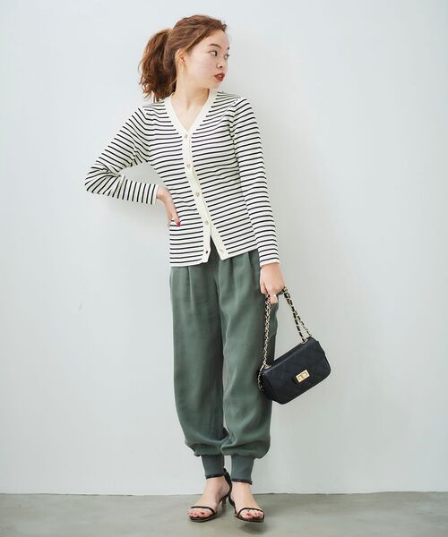 le.coeur blanc（ルクールブラン）の「HERNAN キルティングショルダーバッグ（ショルダーバッグ・レディース・ブラック/ベージュ・FREE）」の5枚目の写真