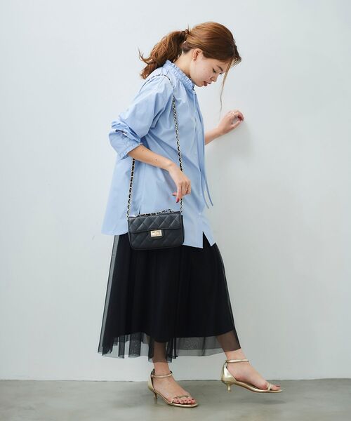 le.coeur blanc（ルクールブラン）の「HERNAN キルティングショルダーバッグ（ショルダーバッグ・レディース・ブラック/ベージュ・FREE）」の14枚目の写真