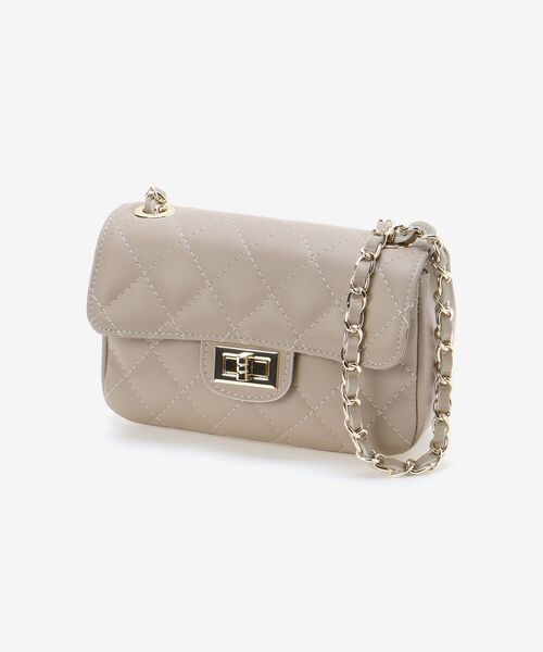 le.coeur blanc（ルクールブラン）の「HERNAN キルティングショルダーバッグ（ショルダーバッグ・レディース・ブラック/ベージュ・FREE）」の12枚目の写真