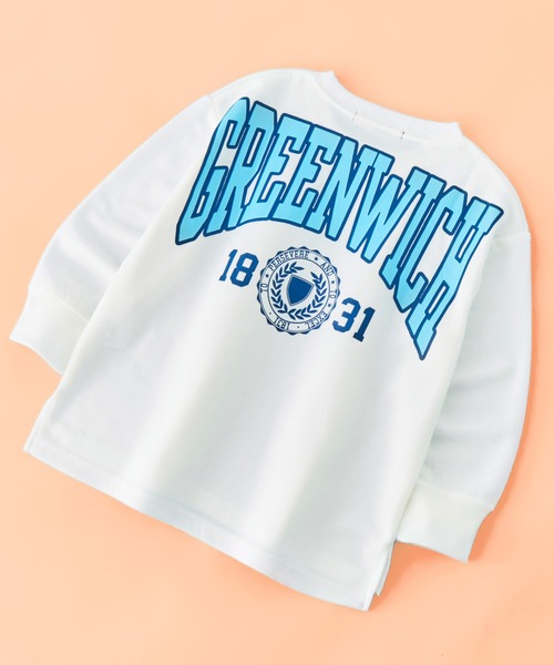 SHISKY / シスキー 柄込み バックプリント ビックシルエット