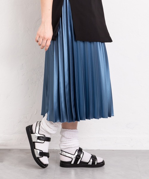 coca(ANDEX shoes product)(コカ)の「coca / フラット ベルクロ スポーツサンダル(サンダル・レディース・ブラック/ブラック系その他/シルバー・SMALL/MEDIUM/LARGE)」の22枚目の写真