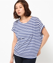 【CIAOPANIC TYPY】ロールアップボーダーTシャツ