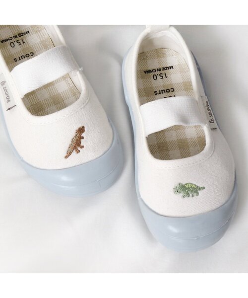 apres les cours（アプレレクール）の「バラエティ 上履き（スリッポン・キッズ・ラベンダー/サックスブルー/ピンク・19/16/18/17/15 ）」の4枚目の写真