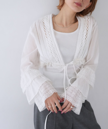 SLOBE citron. | SLOBE citron. 2WAYレースブラウス(シャツ/ブラウス)