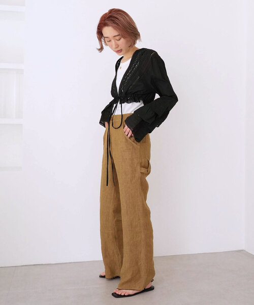 SLOBE citron.（スローブシトロン）の「SLOBE citron. 2WAYレースブラウス（シャツ/ブラウス・レディース・ホワイト/ブラック・FREE）」の17枚目の写真