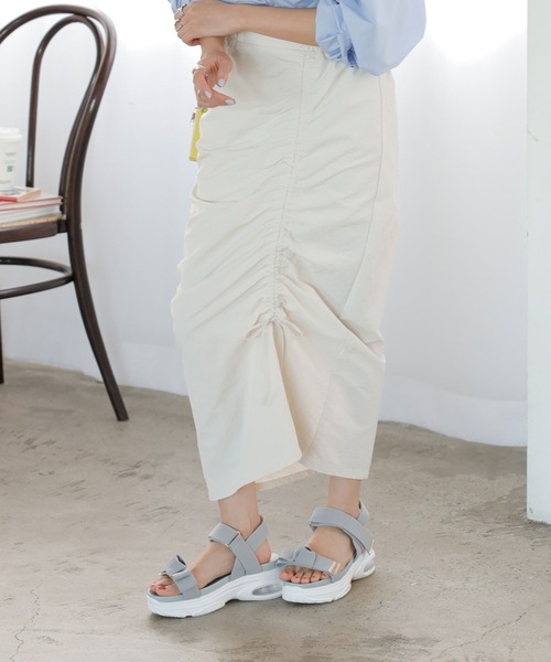 earth music&ecology(アースミュージックアンドエコロジー)の「【earth music&ecology】リボンスポーツサンダル(サンダル・レディース・アイボリー/ブラック/グレー・SMALL/MEDIUM/LARGE/X-LARGE)」の9枚目の写真