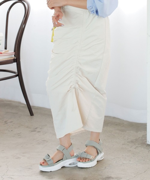 earth music&ecology(アースミュージックアンドエコロジー)の「【earth music&ecology】リボンスポーツサンダル(サンダル・レディース・アイボリー/ブラック/グレー・SMALL/MEDIUM/LARGE/X-LARGE)」の10枚目の写真