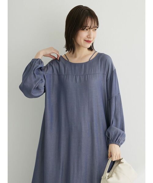 Furryrate（ファーリーレート）の「・furry　rate　バックレースアップワンピース（ワンピース・レディース・ブルー/グリーン系その他3/ライトグレー・FREE）」の4枚目の写真