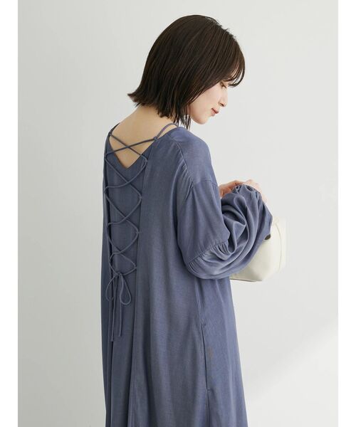 Furryrate（ファーリーレート）の「・furry　rate　バックレースアップワンピース（ワンピース・レディース・ブルー/グリーン系その他3/ライトグレー・FREE）」の5枚目の写真