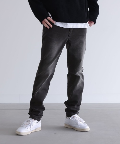 n'OrLABEL(ノアールレーベル)の「『ストレッチストレートデニム』(デニムパンツ・メンズ・ブラック系その他/インディゴブルー/ブルー・M/XL/L)」の2枚目の写真