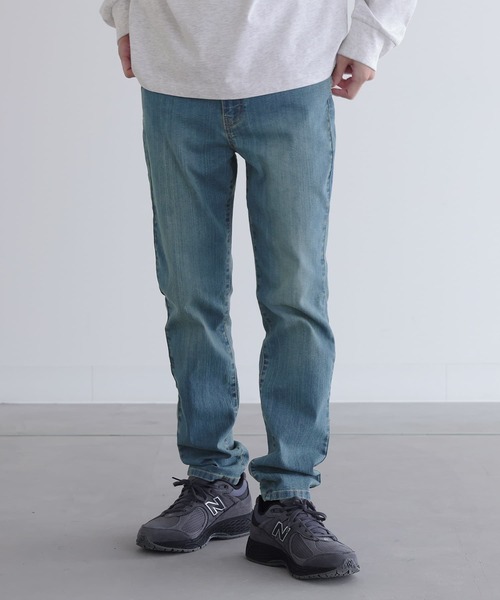 n'OrLABEL(ノアールレーベル)の「『ストレッチストレートデニム』(デニムパンツ・メンズ・ブラック系その他/インディゴブルー/ブルー・M/XL/L)」の1枚目の写真
