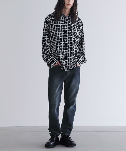 n'OrLABEL(ノアールレーベル)の「『ストレッチストレートデニム』(デニムパンツ・メンズ・ブラック系その他/インディゴブルー/ブルー・M/XL/L)」の18枚目の写真