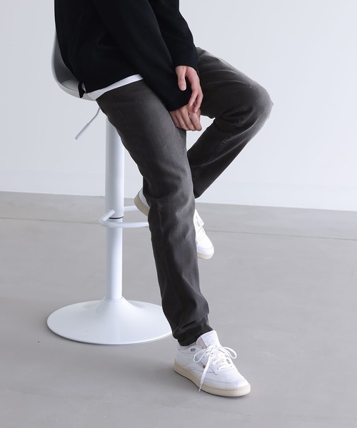 n'OrLABEL(ノアールレーベル)の「『ストレッチストレートデニム』(デニムパンツ・メンズ・ブラック系その他/インディゴブルー/ブルー・M/XL/L)」の21枚目の写真