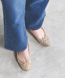 LE TALON | グリッタードットバレエ(バレエシューズ)