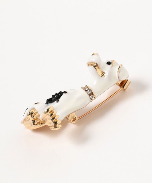 Ray BEAMS（レイビームス）の「guriguri / ダルメシアン ブローチ（その他小物・レディース・ホワイト・ONE SIZE）」の3枚目の写真