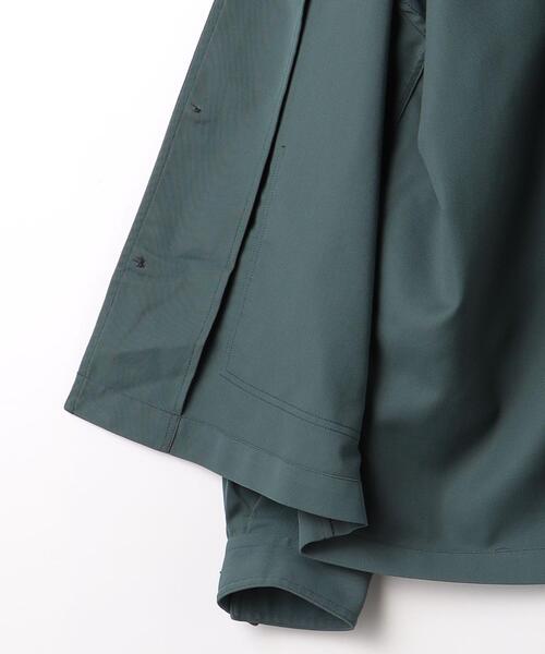 green label relaxing（グリーンレーベルリラクシング）の「クリスプツイル シャツブルゾン -ストレッチ・防シワ・接触冷感・吸水速乾-（ブルゾン・メンズ・ネイビー/ケリー・L/S/M/XL）」の19枚目の写真