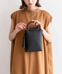 ウッドハンドル2wayポシェット
