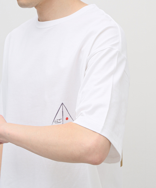 m's braque(エムズブラック)の「【m's braque / エムズ ブラック】ハーフスリーブtee SEA(Tシャツ/カットソー・メンズ・ホワイト・MEDIUM)」の10枚目の写真