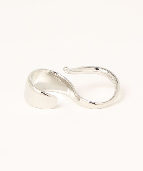 DouDou（ドゥドゥ）の「ダブルフィンガーリング#4（リング・レディース・シルバー/ゴールド・FREE）」の5枚目の写真